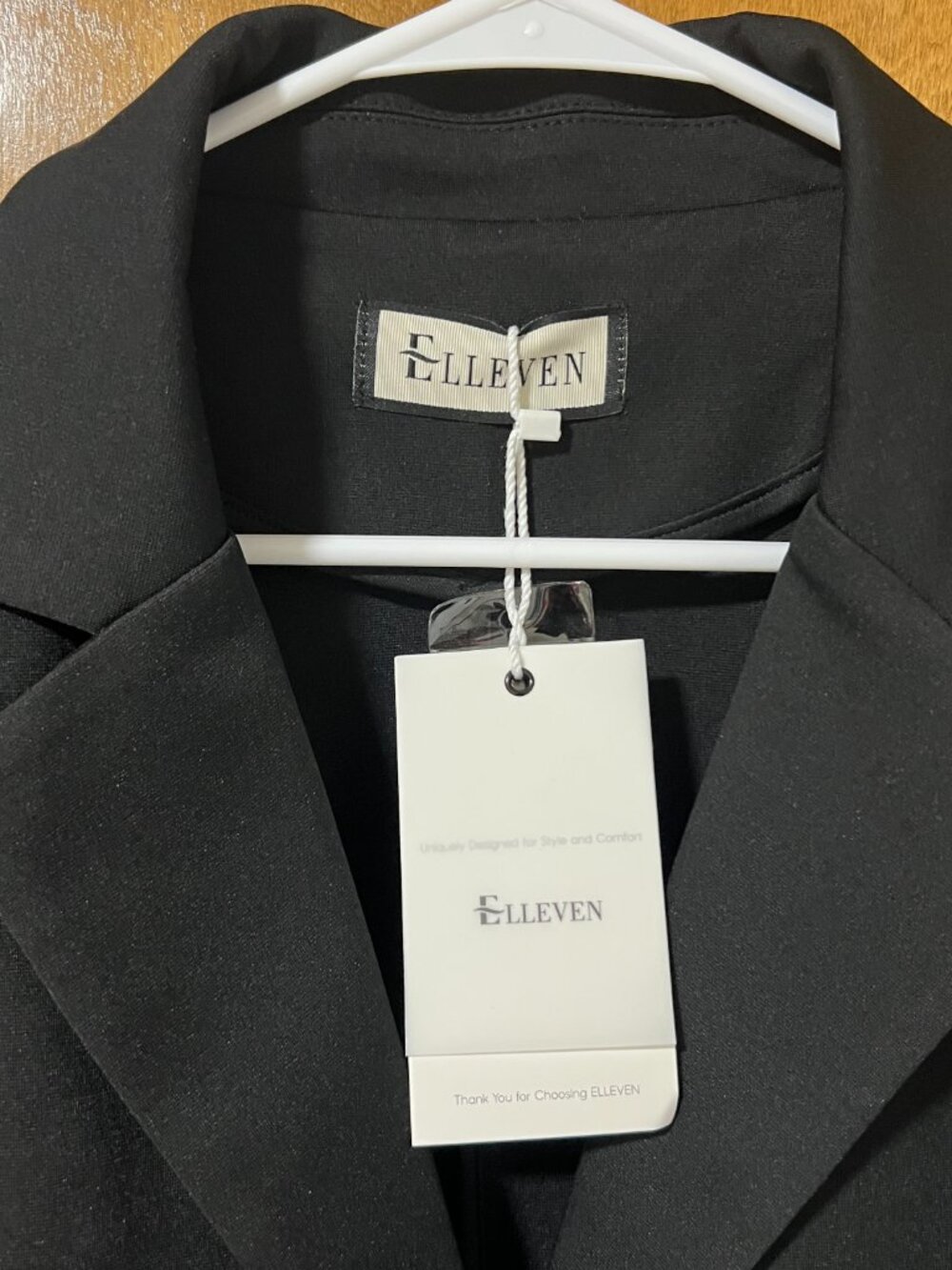 Black Blazer Stretch Slim Fit Suit Jacket Size XL - Picture 5 of 9
